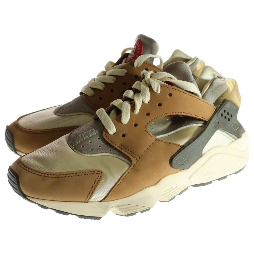 NIKE(ナイキ) ×STUSSY AIR HUARACHE LE DESERT OAK DD1381-200 ステューシー エアハラチ デザートオーク ローカットスニーカー ベージュ/ブラウン US8/26.0cm
