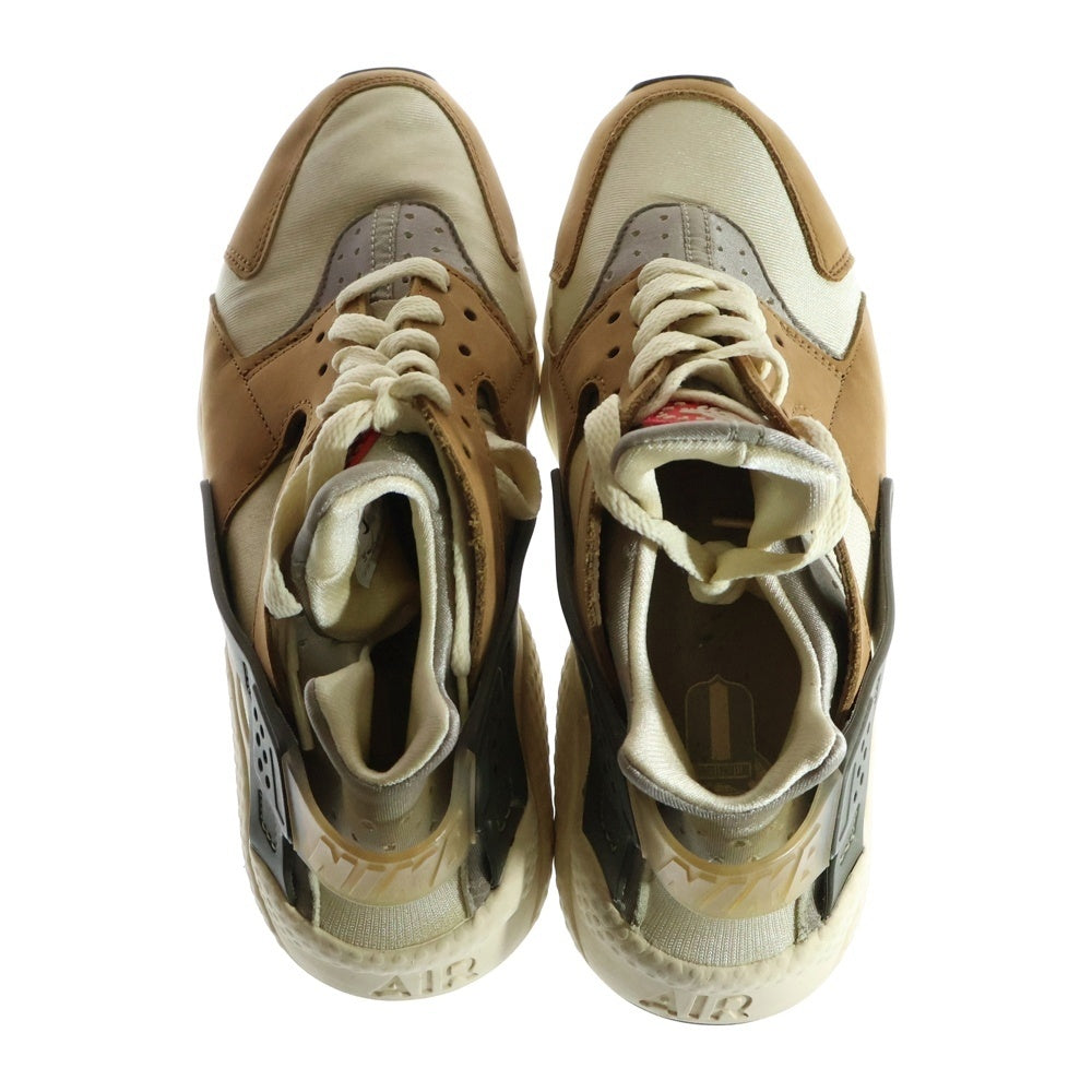 NIKE(ナイキ) ×STUSSY AIR HUARACHE LE DESERT OAK DD1381-200 ステューシー エアハラチ デザートオーク ローカットスニーカー ベージュ/ブラウン US8/26.0cm