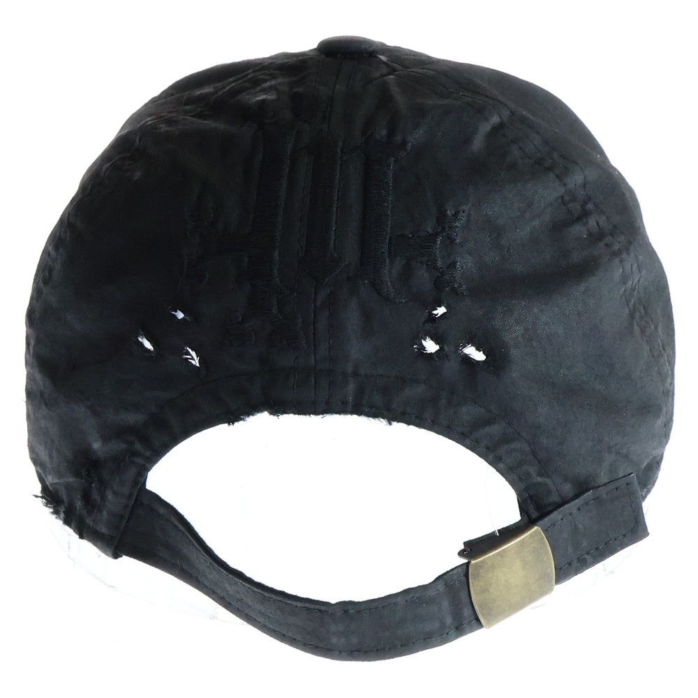Marking Distance(マーキングディスタンス) CRUST HAT ダメージ加工 帽子 キャップ ブラック MD5SXY01AP
