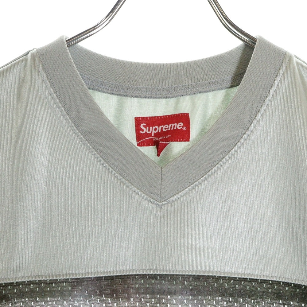 SUPREME(シュプリーム) 22SS Gummo Football Top ガンモ フットボールトップス メッシュ 半袖Tシャツ カットソー ホワイト