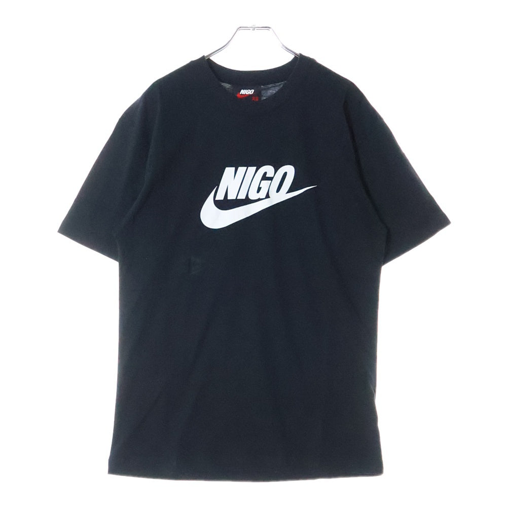 NIKE(ナイキ) ×NIGO ニゴー フロントプリント 半袖Tシャツ カットソー ブラック FV5943-010