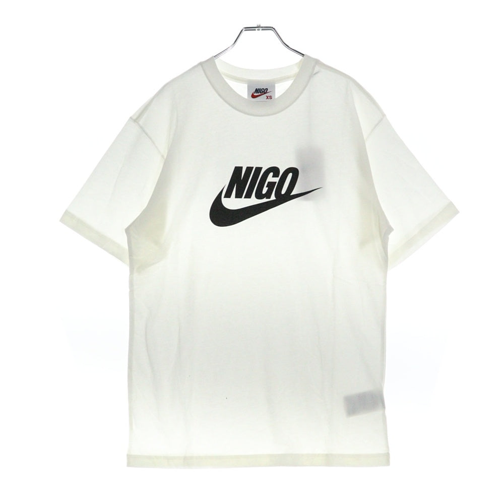 NIKE(ナイキ) ×NIGO ニゴー フロントプリント 半袖Tシャツ カットソー ホワイト FV5943-100