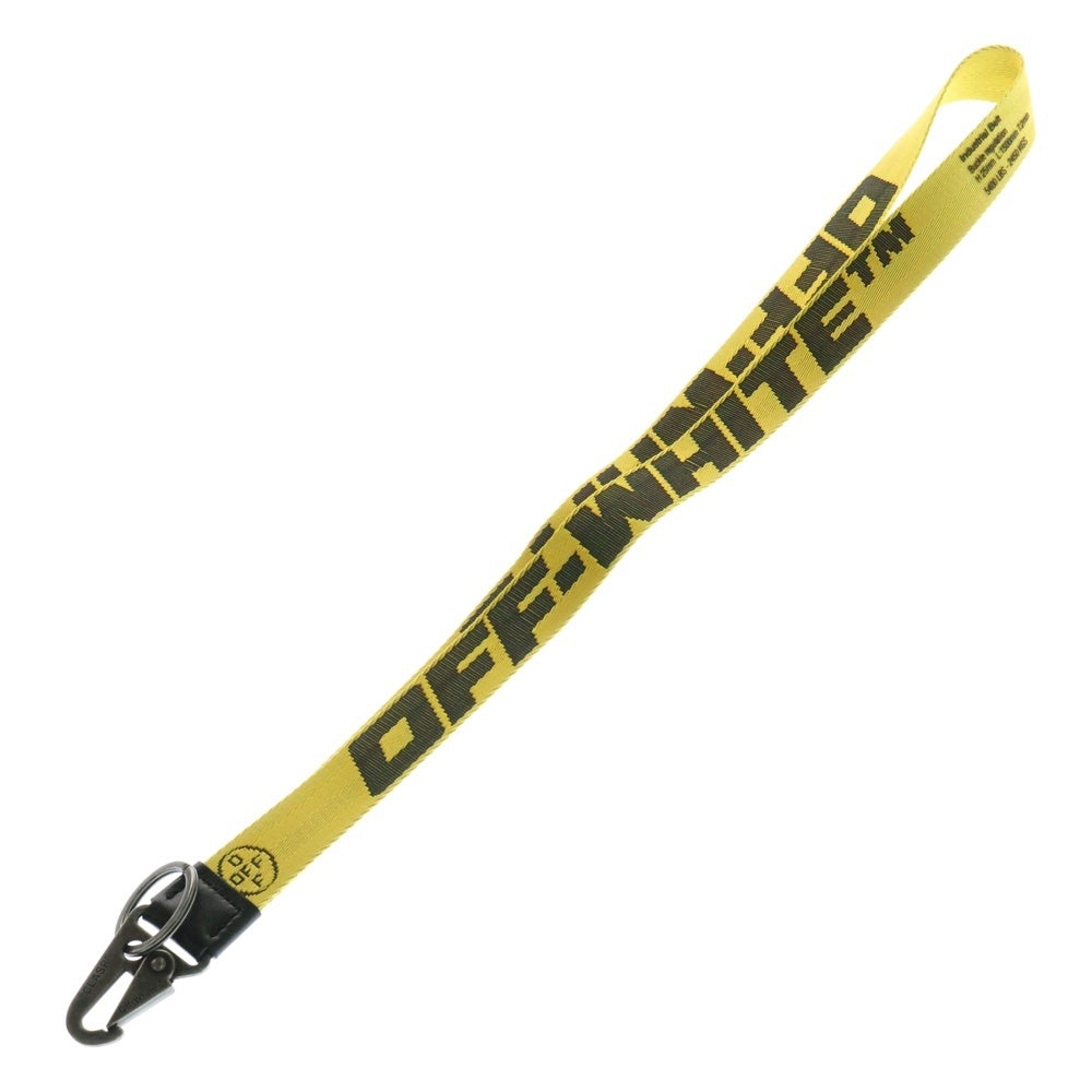 OFF-WHITE(オフホワイト) INDUSTRIAL NECKLACE ロゴデザイン ネックレス キーホルダー ストラップ イエローOMNF023F19F420286010