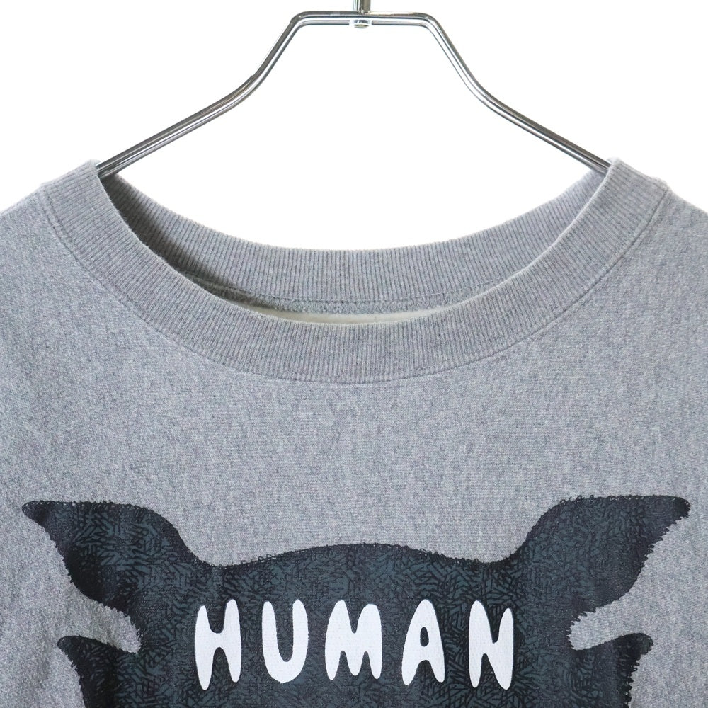 HUMAN MADE(ヒューマンメイド) ×KAWS SWEATSHIRT カウズ フォトプリント スウェット グレー