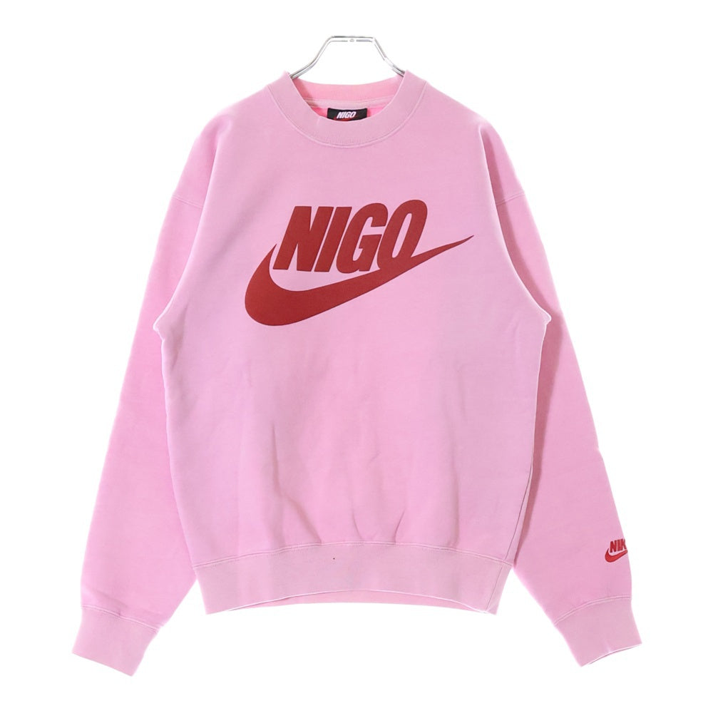 NIKE(ナイキ) ×NIGO ニゴー フロントプリント スウェット ピンク FV5942-621