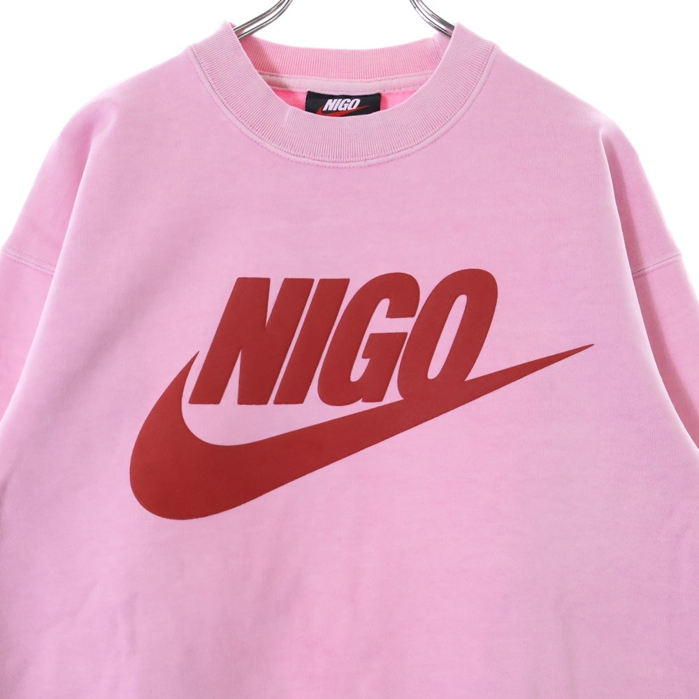 NIKE(ナイキ) ×NIGO ニゴー フロントプリント スウェット ピンク FV5942-621