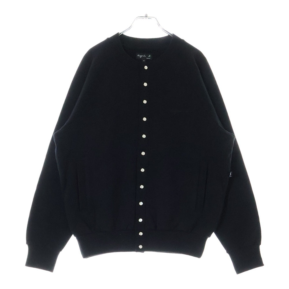 agnes b.(アニエスベー) ×FRAGMENT ×V.A BLOUSON SENGA フラグメント V.A フロントスナップボタン カーディガン ブラック VBM-64050-C