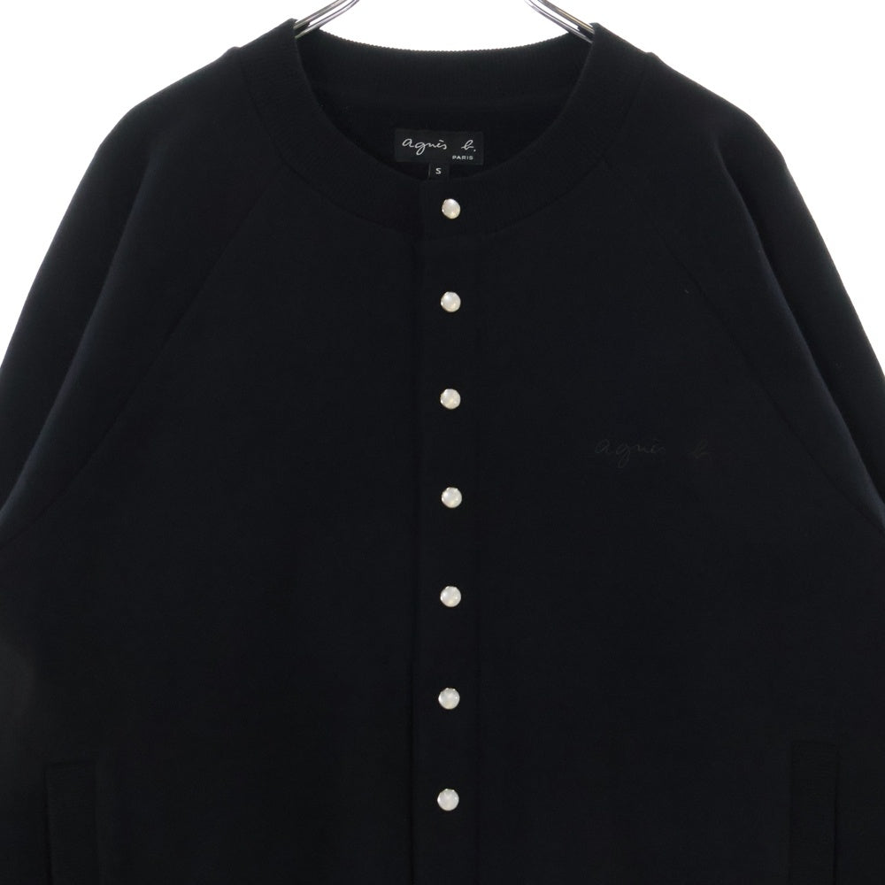 agnes b.(アニエスベー) ×FRAGMENT ×V.A BLOUSON SENGA フラグメント V.A フロントスナップボタン カーディガン ブラック VBM-64050-C