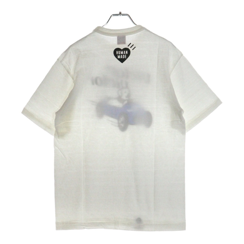 HUMAN MADE(ヒューマンメイド) 23SS ×VICTOR VICTOR S/S TEE WHITE ビクタービクター ロゴ プリント Tシャツ半袖 ホワイト