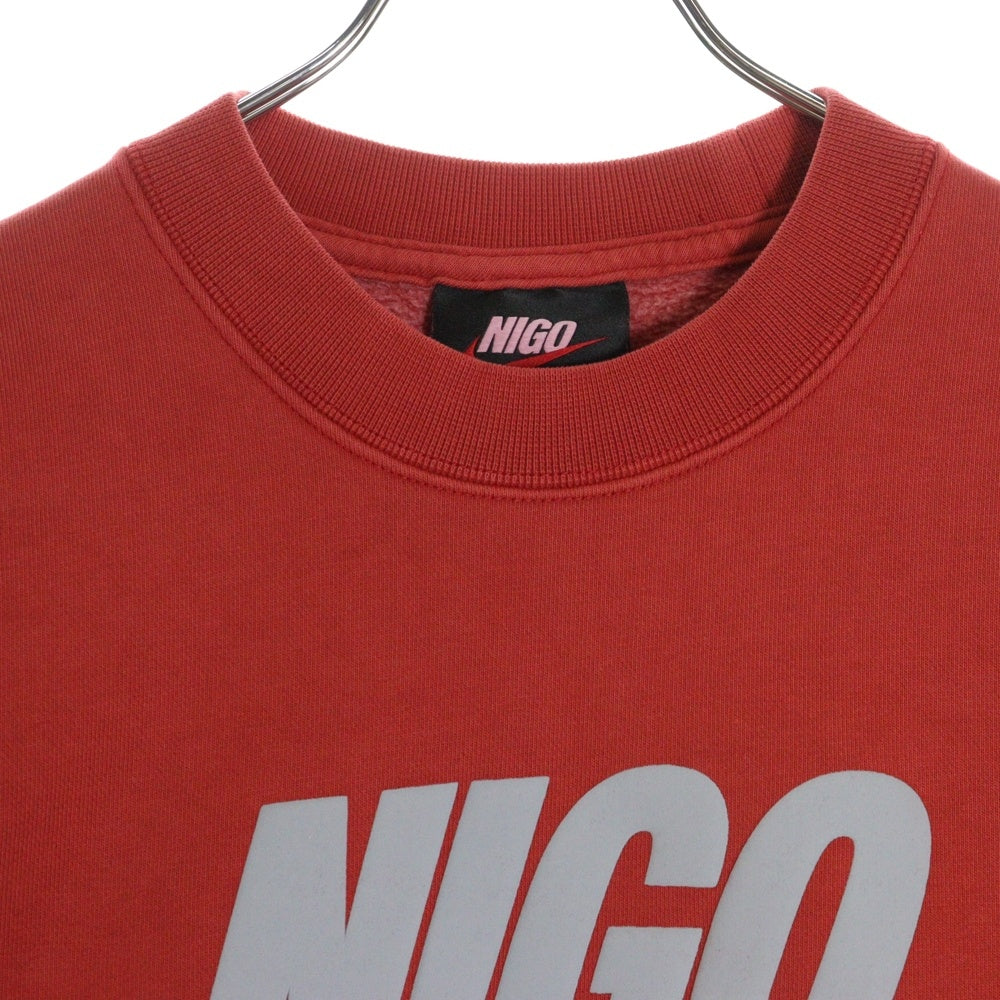 NIKE(ナイキ) ×NIGO ニゴー フロントプリント スウェット レッド FV5941-687