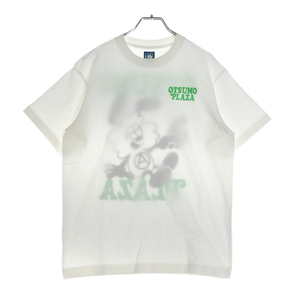 VERDY(ベルディ) 24AW OTSUMO PLAZA限定 OTSUMO PLAZA T-SHIRT ロゴプリント 半袖Tシャツ カットソー ホワイト