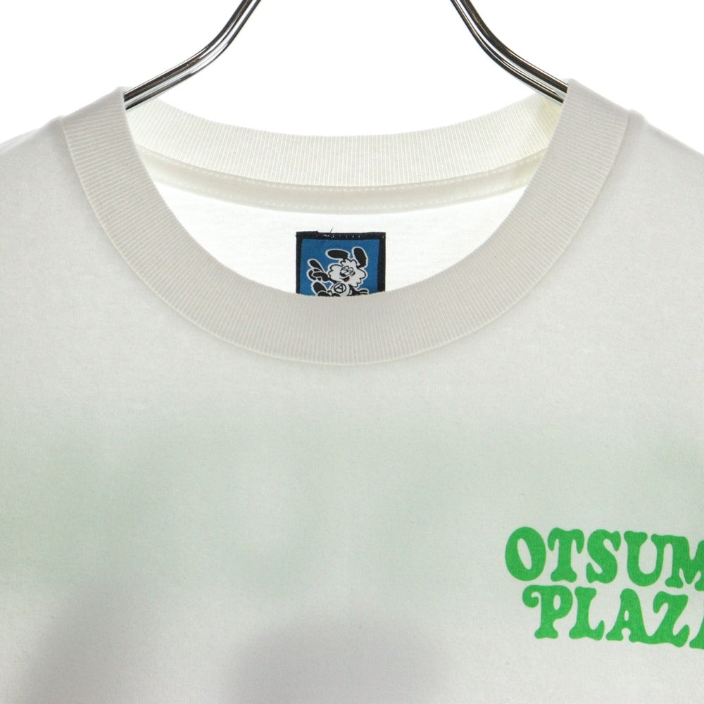 VERDY(ベルディ) 24AW OTSUMO PLAZA限定 OTSUMO PLAZA T-SHIRT ロゴプリント 半袖Tシャツ カットソー ホワイト