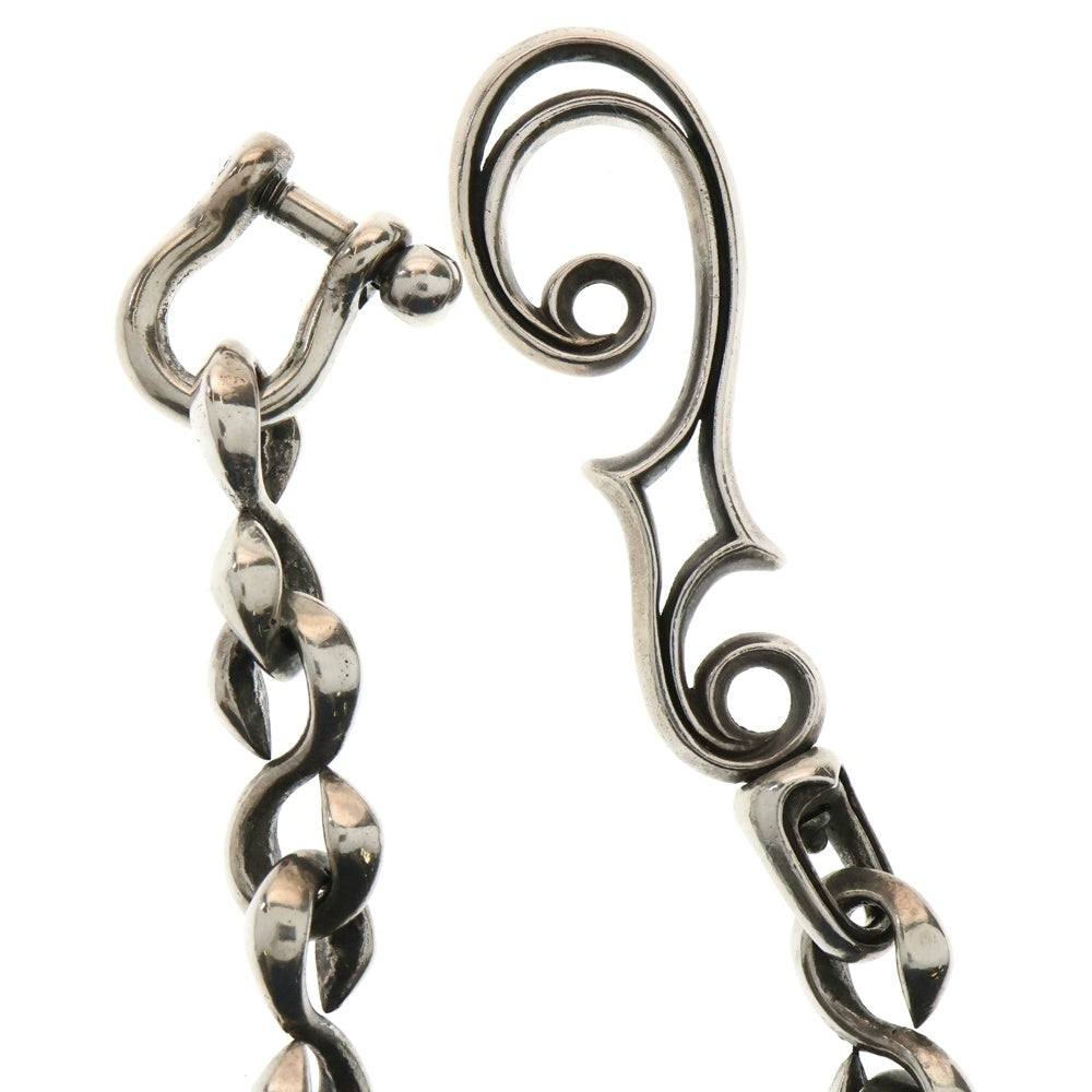 INCEPTION (インセプション) F-Hole S-Kan Wallet Chain FホールSカンウォレットチェーン シルバー