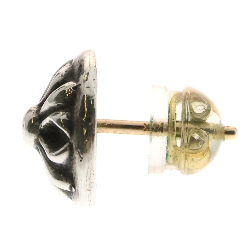 CHROME HEARTS(クロムハーツ) STUD CRSBLL クロスボールスタッドピアス シルバー BCA110