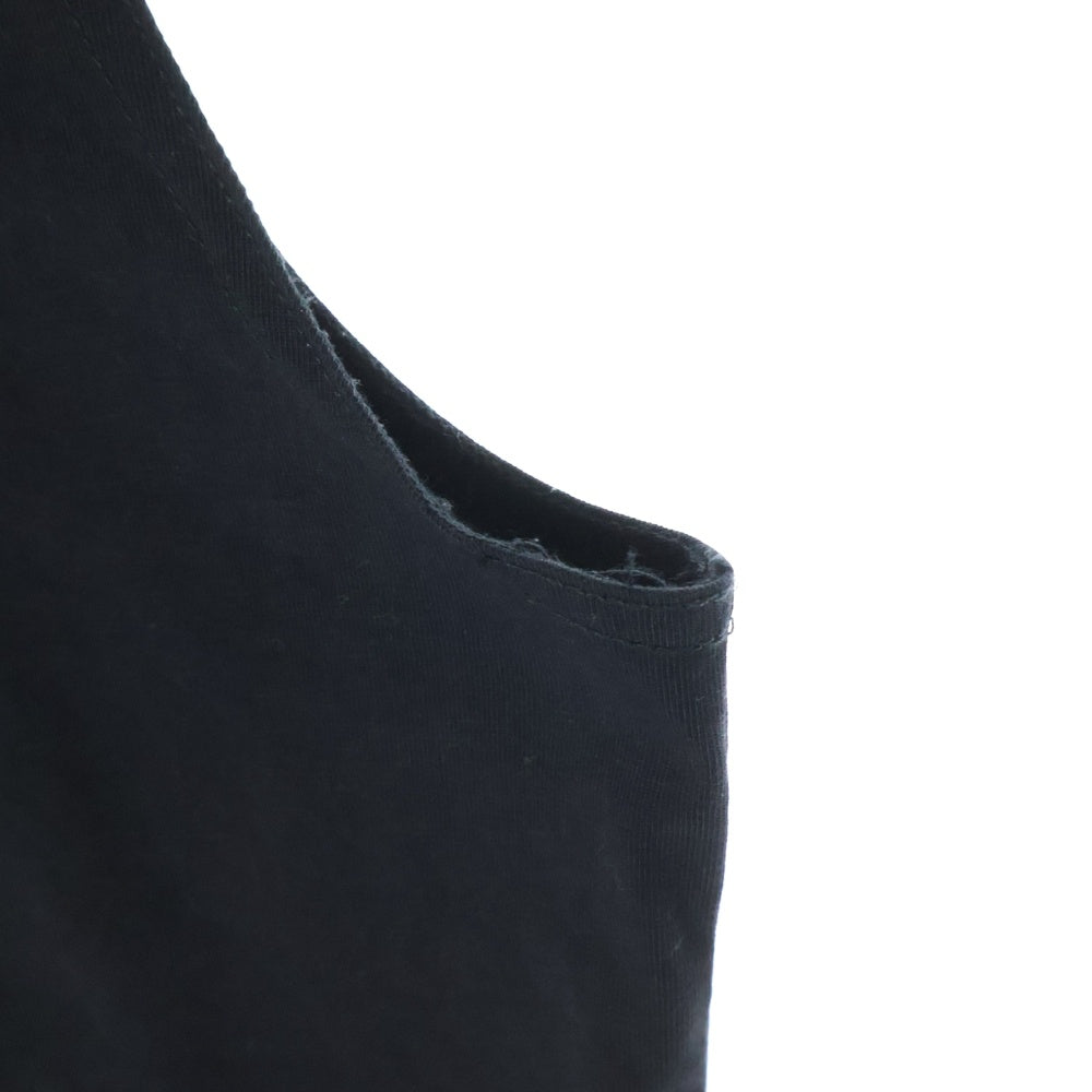 SCHOTT(ショット) B.S SLEEVELESS T-SHIRT ロゴ刺繍ノースリーブ タンクトップ ブラック 782-5137001