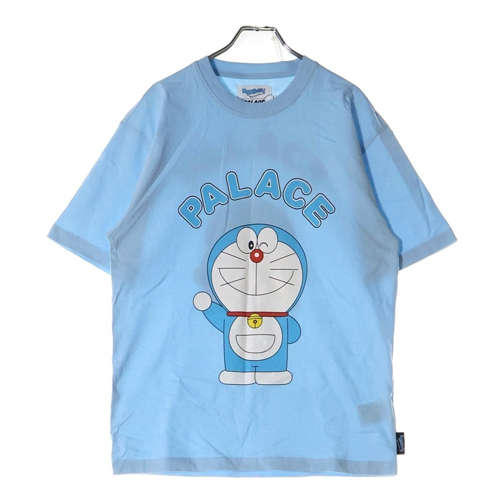 Palace Skateboards(パレススケートボーズ) 25AW ×DORAEMON ドラえもん プリント半袖Tシャツ ブルー
