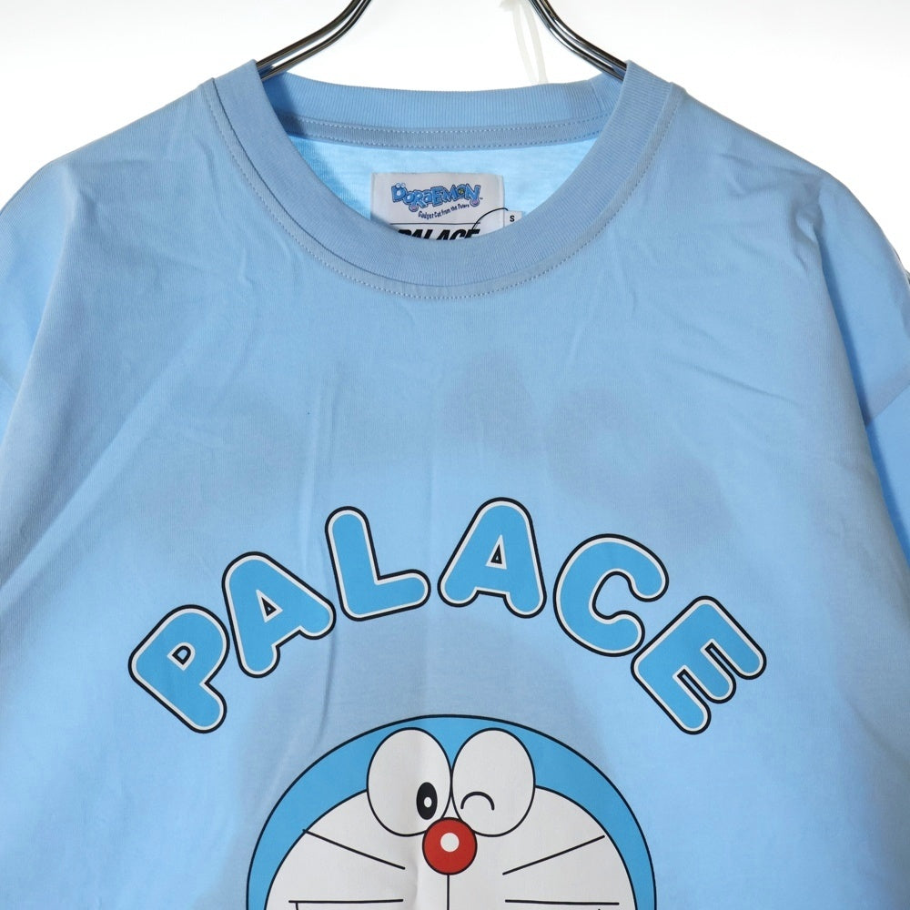 Palace Skateboards(パレススケートボーズ) 25AW ×DORAEMON ドラえもん プリント半袖Tシャツ ブルー