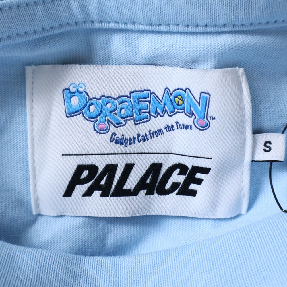 Palace Skateboards(パレススケートボーズ) 25AW ×DORAEMON ドラえもん プリント半袖Tシャツ ブルー