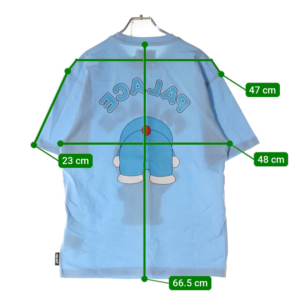 Palace Skateboards(パレススケートボーズ) 25AW ×DORAEMON ドラえもん プリント半袖Tシャツ ブルー