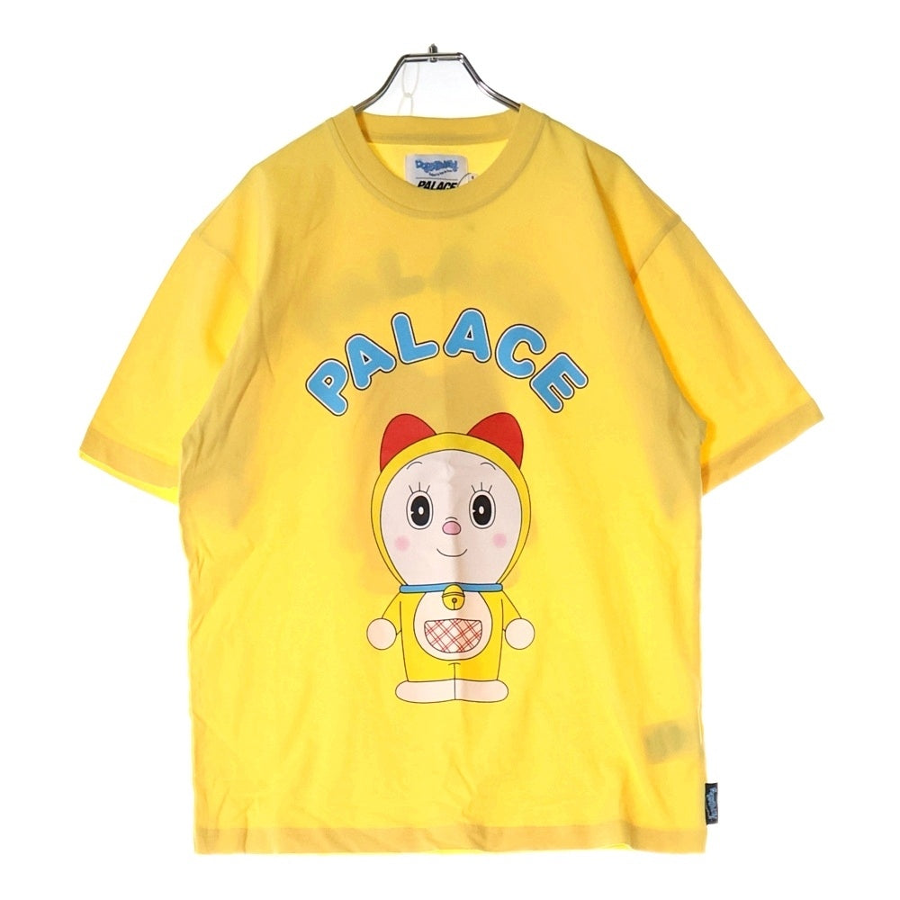 Palace Skateboards(パレススケートボーズ) 25AW ×DORAEMON ドラえもん ドラミ プリント半袖Tシャツ イエロー