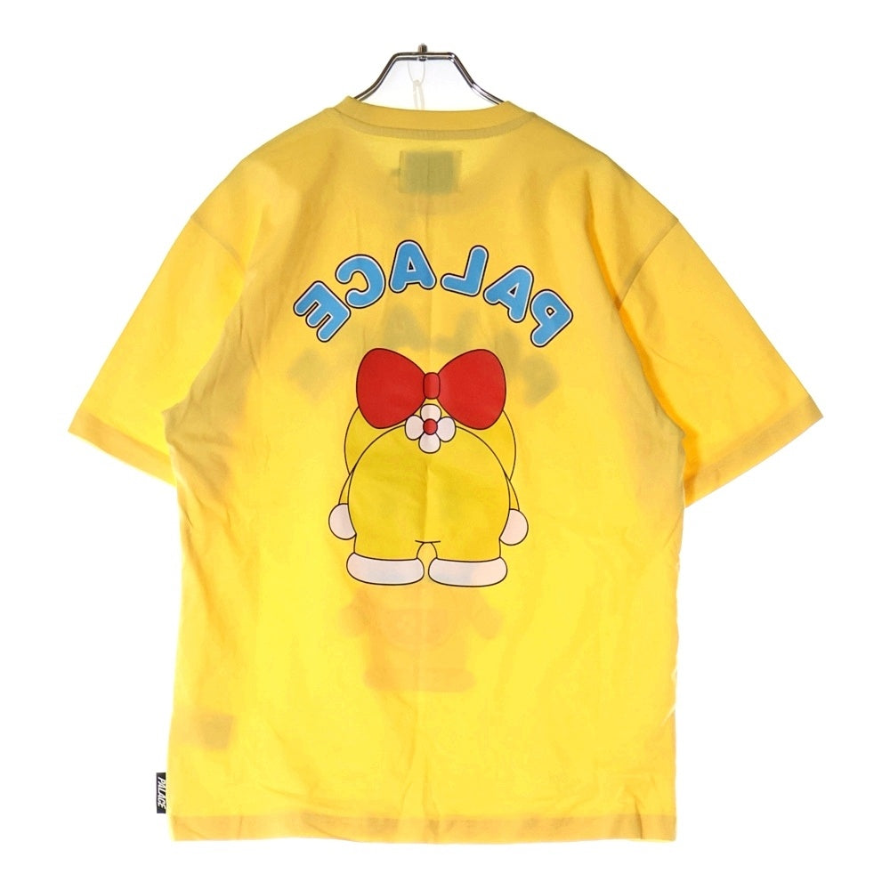 Palace Skateboards(パレススケートボーズ) 25AW ×DORAEMON ドラえもん ドラミ プリント半袖Tシャツ イエロー