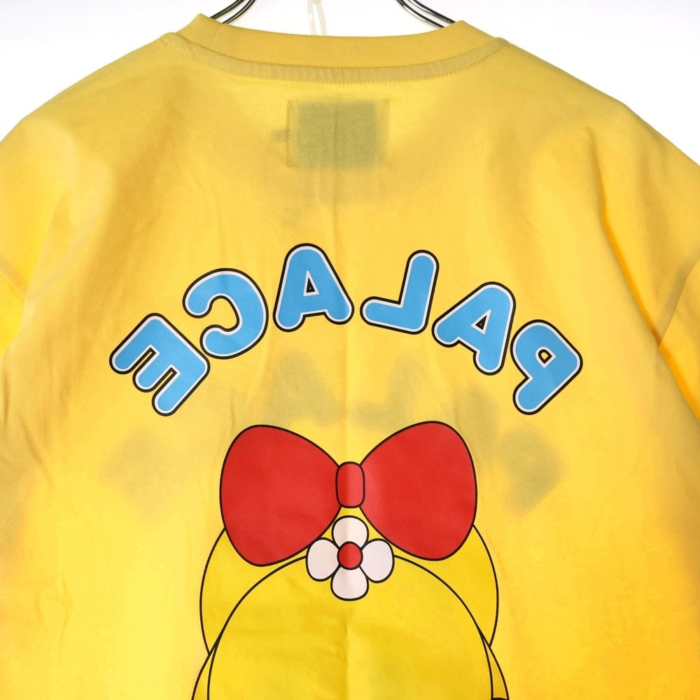 Palace Skateboards(パレススケートボーズ) 25AW ×DORAEMON ドラえもん ドラミ プリント半袖Tシャツ イエロー