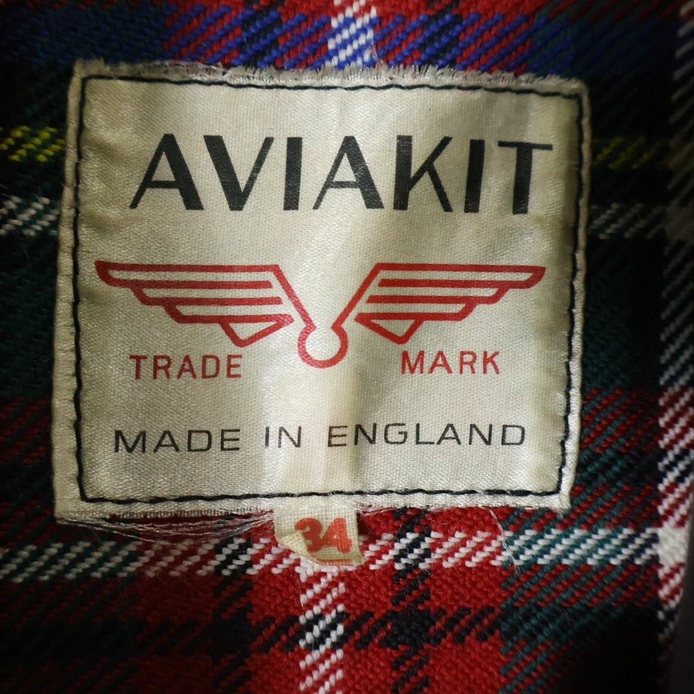 Lewis Leathers(ルイスレザー) コルセア スクエアパッチ スコティッシュタータンチェック シングルライダース レザージャケット ブラック
