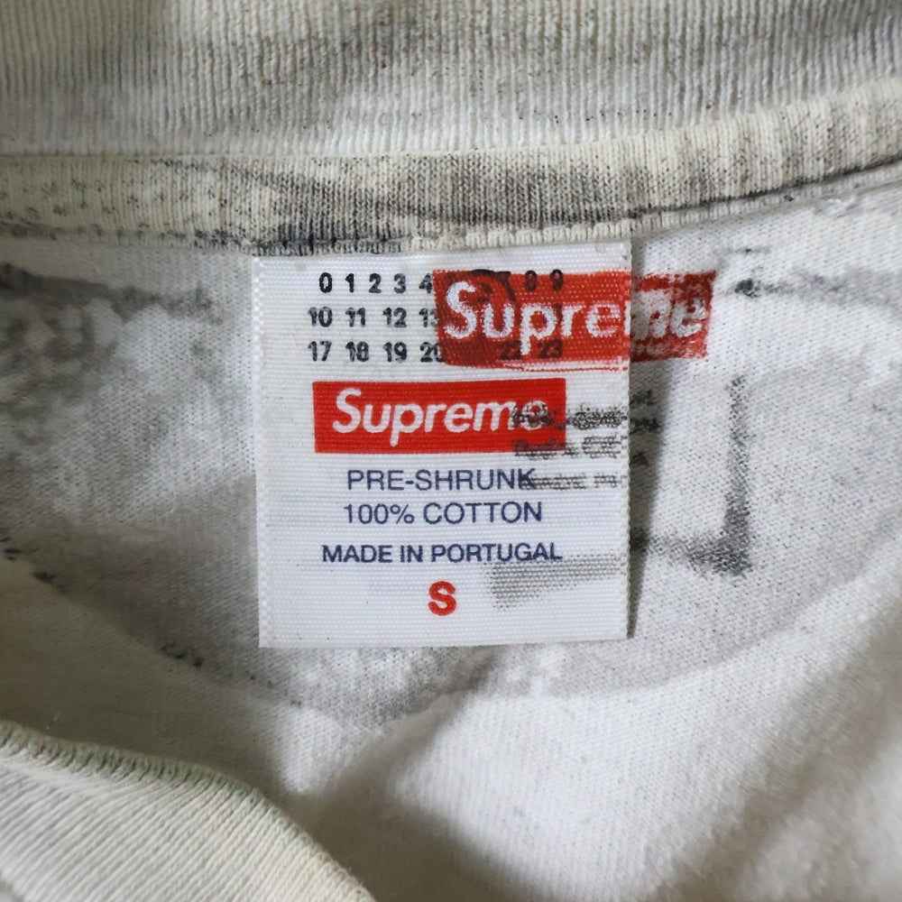 SUPREME(シュプリーム) 24SS ×MM6 Maison Margiela Box Logo Tee エムエムシックスメゾンマルジェラ ボックスロゴプリント半袖Tシャツ カットソー ホワイト