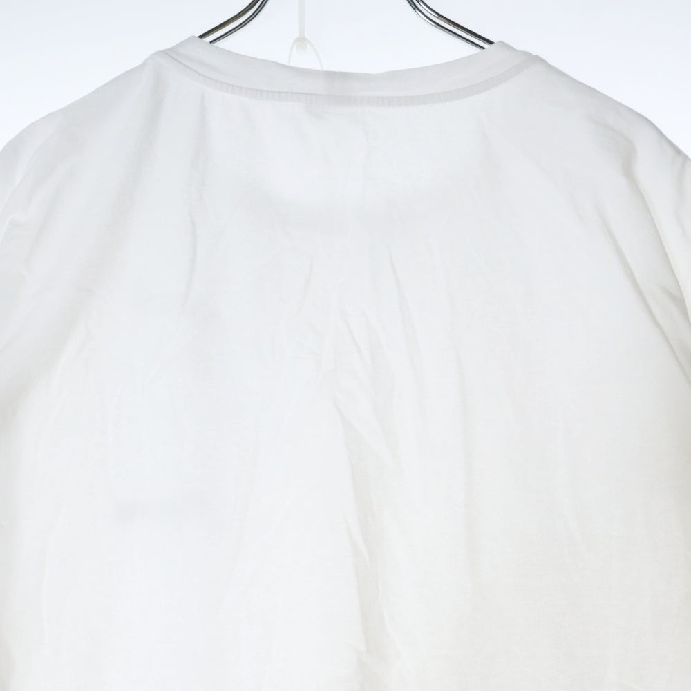 CELINE(セリーヌ) ルーズフィット スモールロゴプリント半袖Tシャツ ホワイト 2X43C671Q