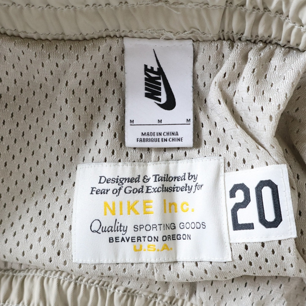 NIKE(ナイキ) × FEAR OF GOD WARM UP PANTS CU4684-271 ウォームアップ イージーパンツ ベージュ