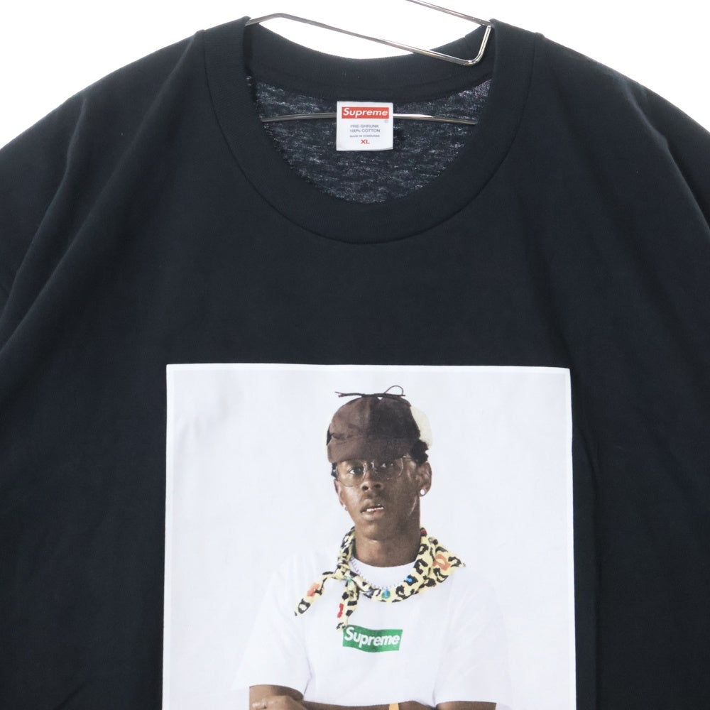 SUPREME(シュプリーム) 24AW Tyler The Creator Tee タイラーザクリエイター フォトプリント クルーネック 半袖Tシャツ カットソー ブラック
