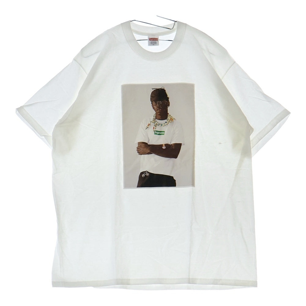 SUPREME(シュプリーム) 24AW Tyler The Creator Tee タイラーザクリエイター フォトプリント クルーネック 半袖Tシャツ カットソー ホワイト