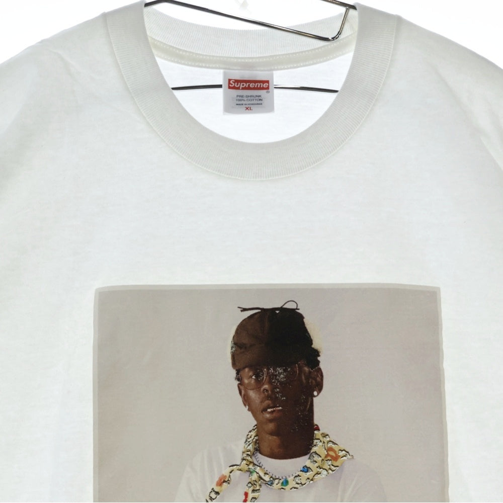 SUPREME(シュプリーム) 24AW Tyler The Creator Tee タイラーザクリエイター フォトプリント クルーネック 半袖Tシャツ カットソー ホワイト