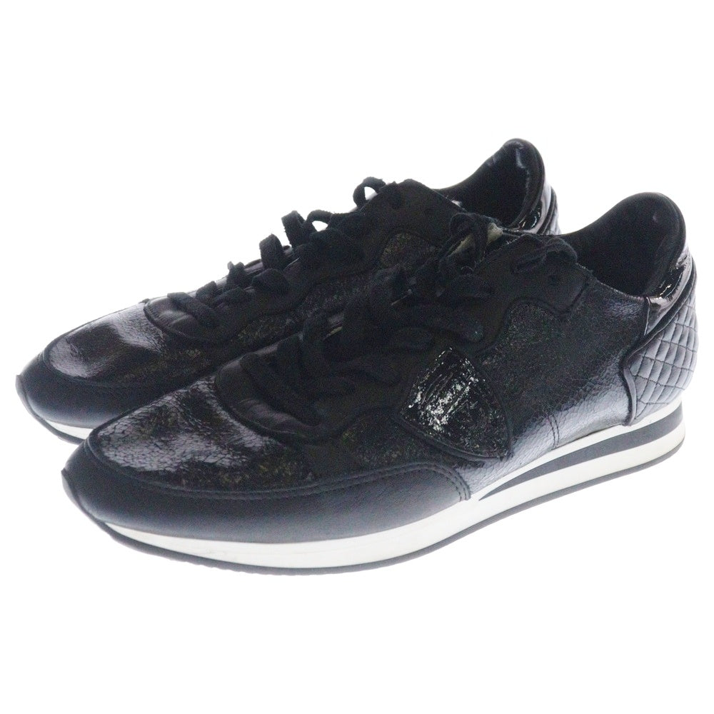 PHILIPPE MODEL(フィリップモデル) レザー ローカットスニーカー ブラック