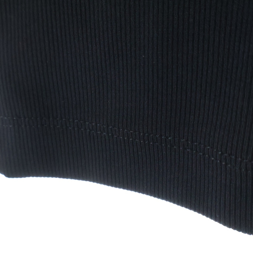 DIESEL(ディーゼル) フロントロゴ クルーネック半袖Tシャツ ブラック A14950