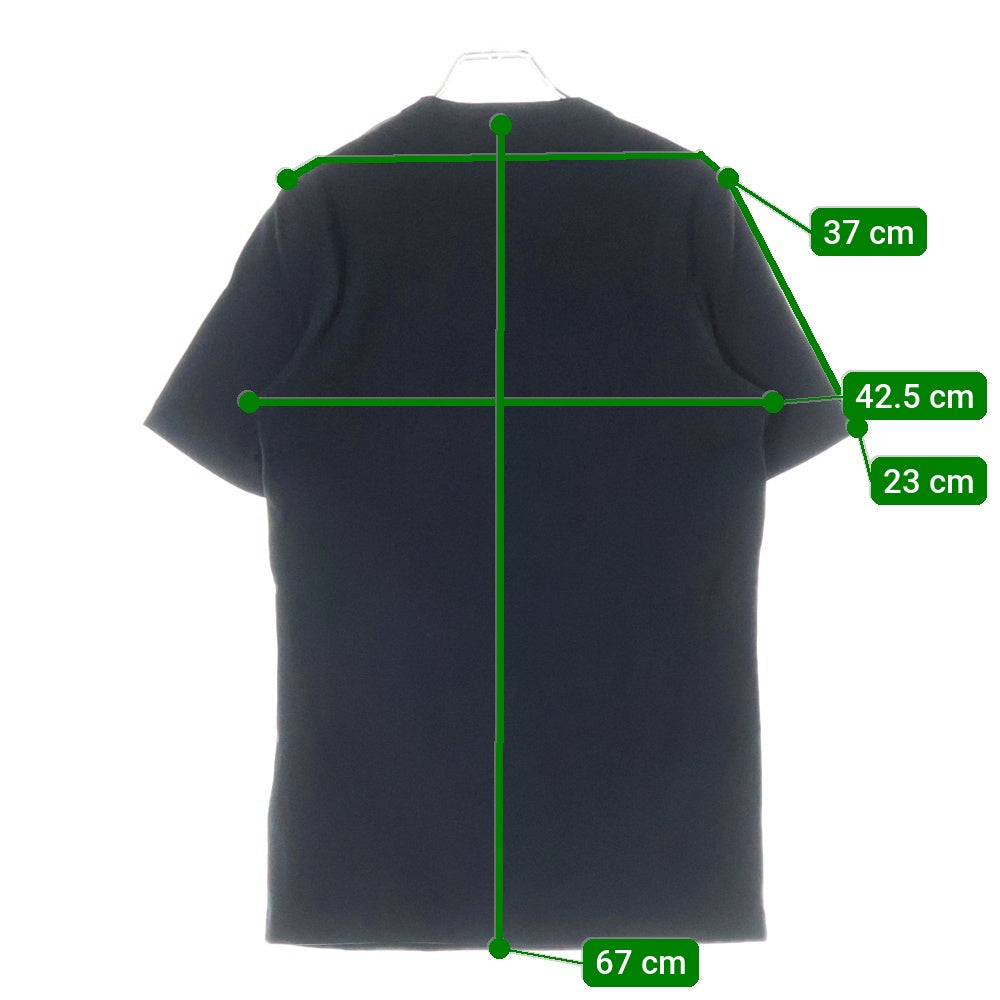 DIESEL(ディーゼル) フロントロゴ クルーネック半袖Tシャツ ブラック A14950