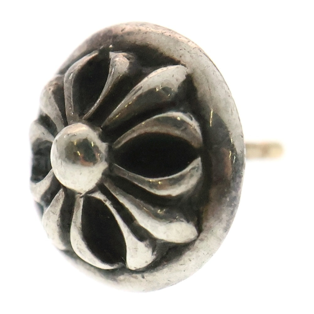 CHROME HEARTS(クロムハーツ) STUD CRSBLL クロスボールスタッドピアス シルバー BCA110
