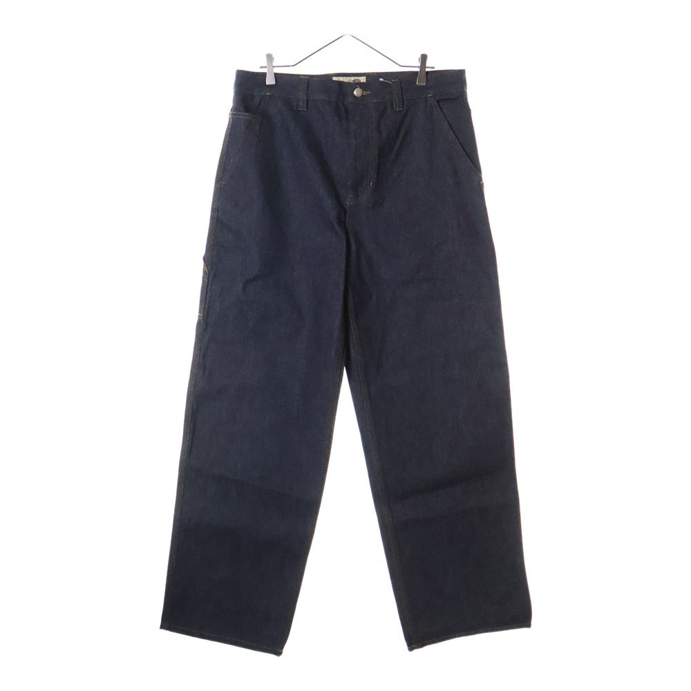 STUSSY(ステューシー) CARPENTER PANT RAW DENIM デニム カーペンター ワイドパンツ インディゴ 116703