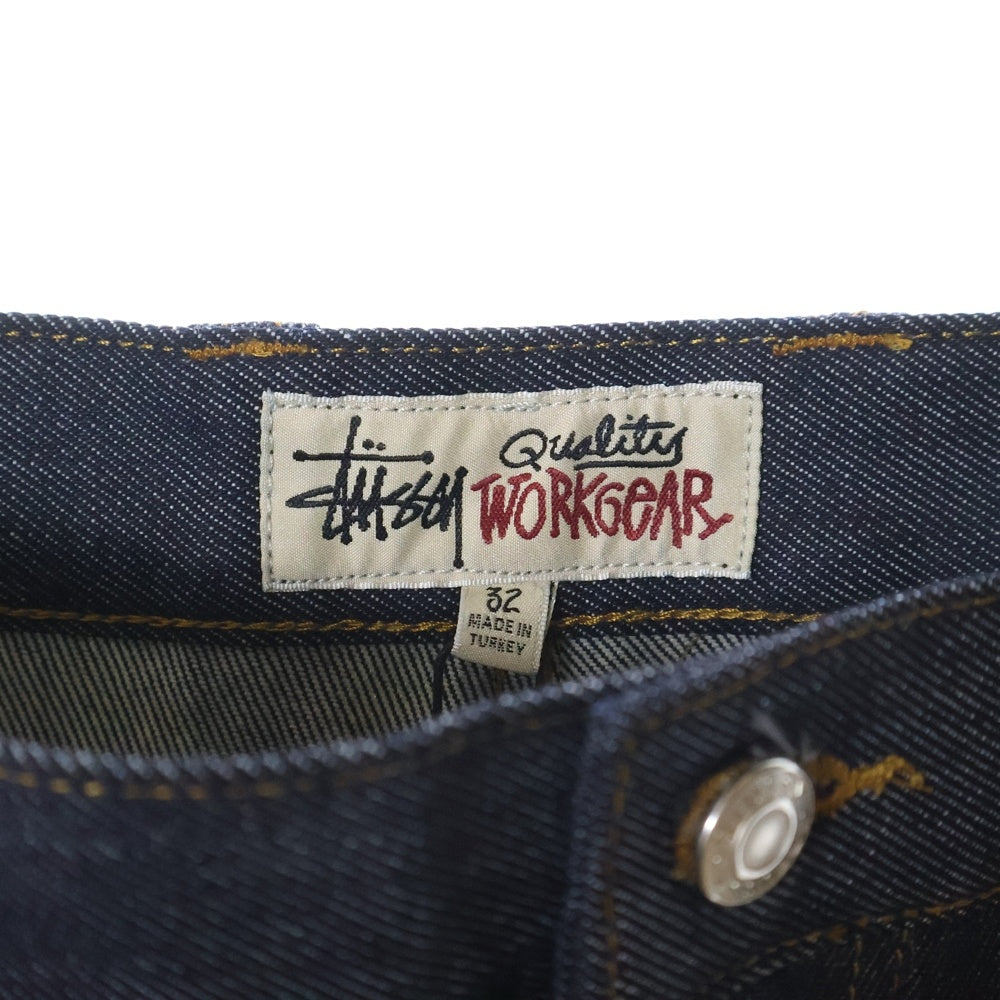 STUSSY(ステューシー) CARPENTER PANT RAW DENIM デニム カーペンター ワイドパンツ インディゴ 116703
