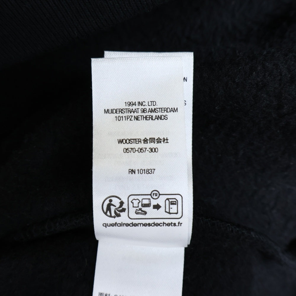 SUPREME(シュプリーム) 24AW Satin Applique Hooded Sweatshirt サテンアップリケ スウェットフードパーカー ブラック