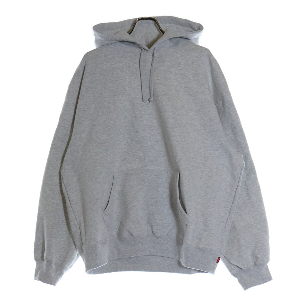 SUPREME(シュプリーム) 24AW Satin Applique Hooded Sweatshirt サテンアップリケ スウェットフードパーカー グレー