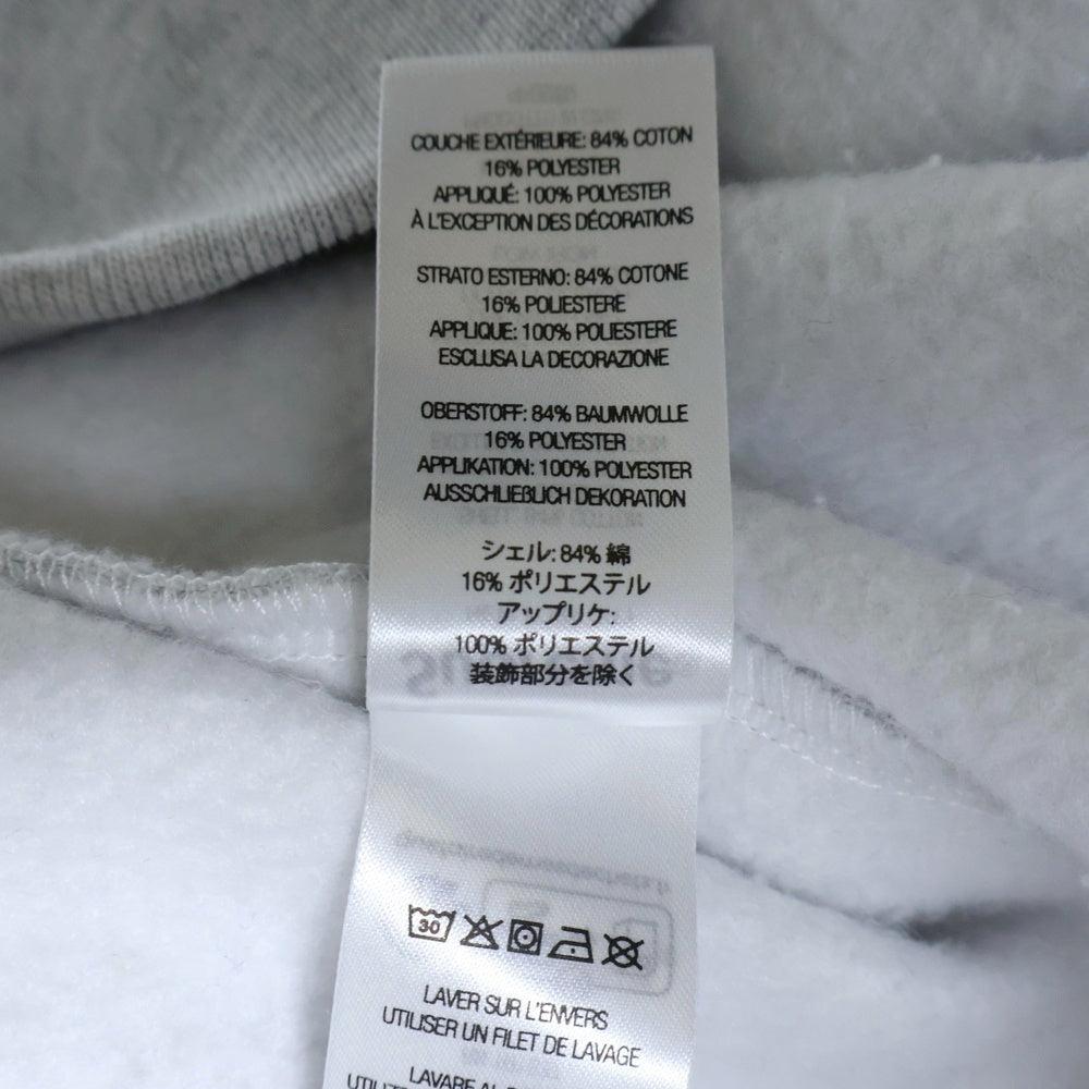 SUPREME(シュプリーム) 24AW Satin Applique Hooded Sweatshirt サテンアップリケ スウェットフードパーカー グレー