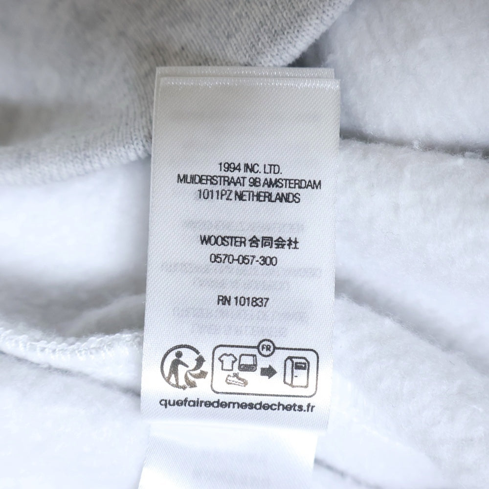 SUPREME(シュプリーム) 24AW Satin Applique Hooded Sweatshirt サテンアップリケ スウェットフードパーカー グレー
