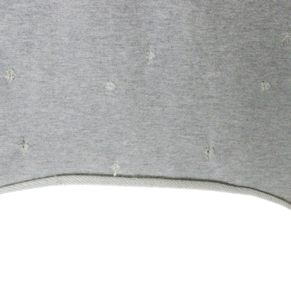 MASU(エムエーエスユー) 23AW BAGGY SWEAT PANTS ダメージ加工 バギー ワイド スウェットパンツ グレー MFFW-PT0923