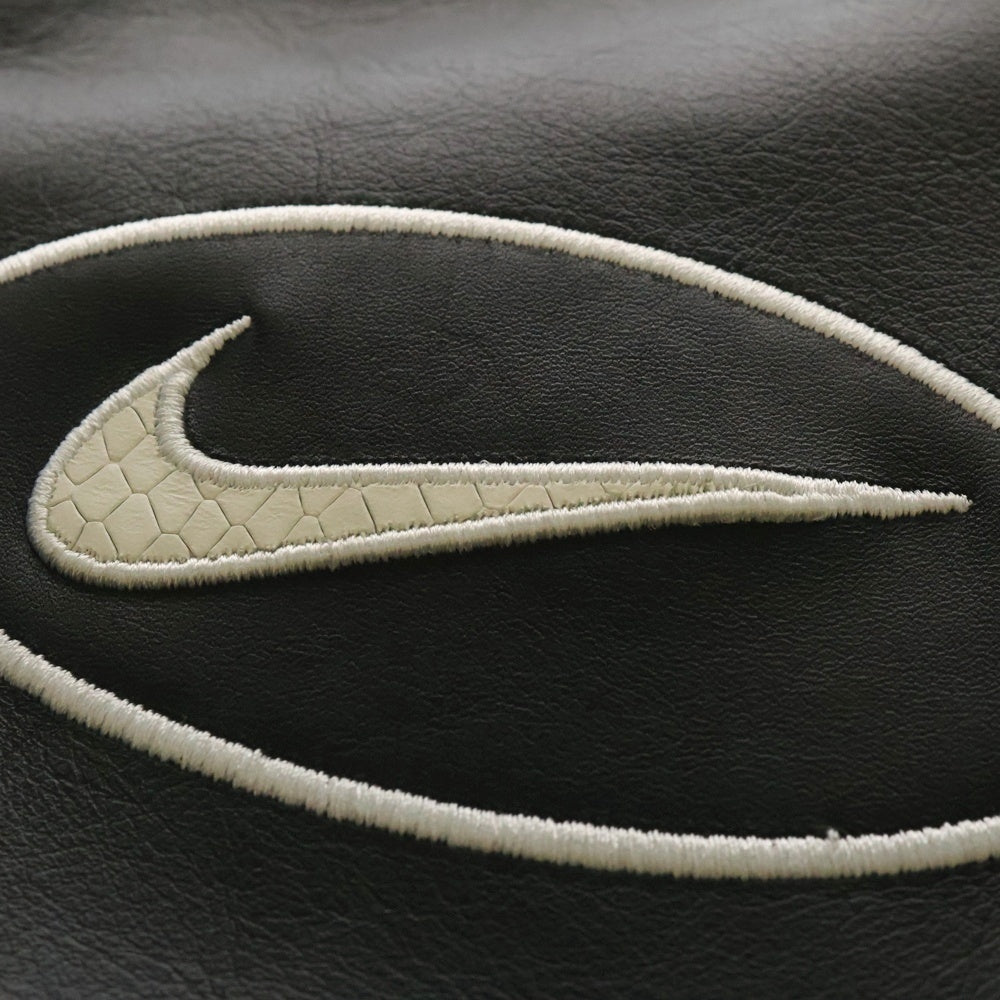 SUPREME(シュプリーム) 25SS ×NIKE Leather Shoulder Bag ナイキ レザーショルダーバッグ ブラック
