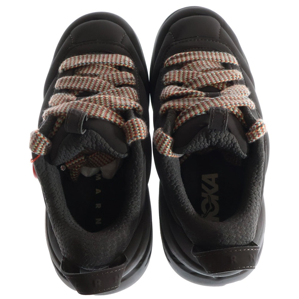 HOKA ONE ONE(ホカオネオネ) ×MARNI HOKA U BONDI B3LS マルニ ボンダイ ローカットスニーカー ブラウン US6/24cm レディース