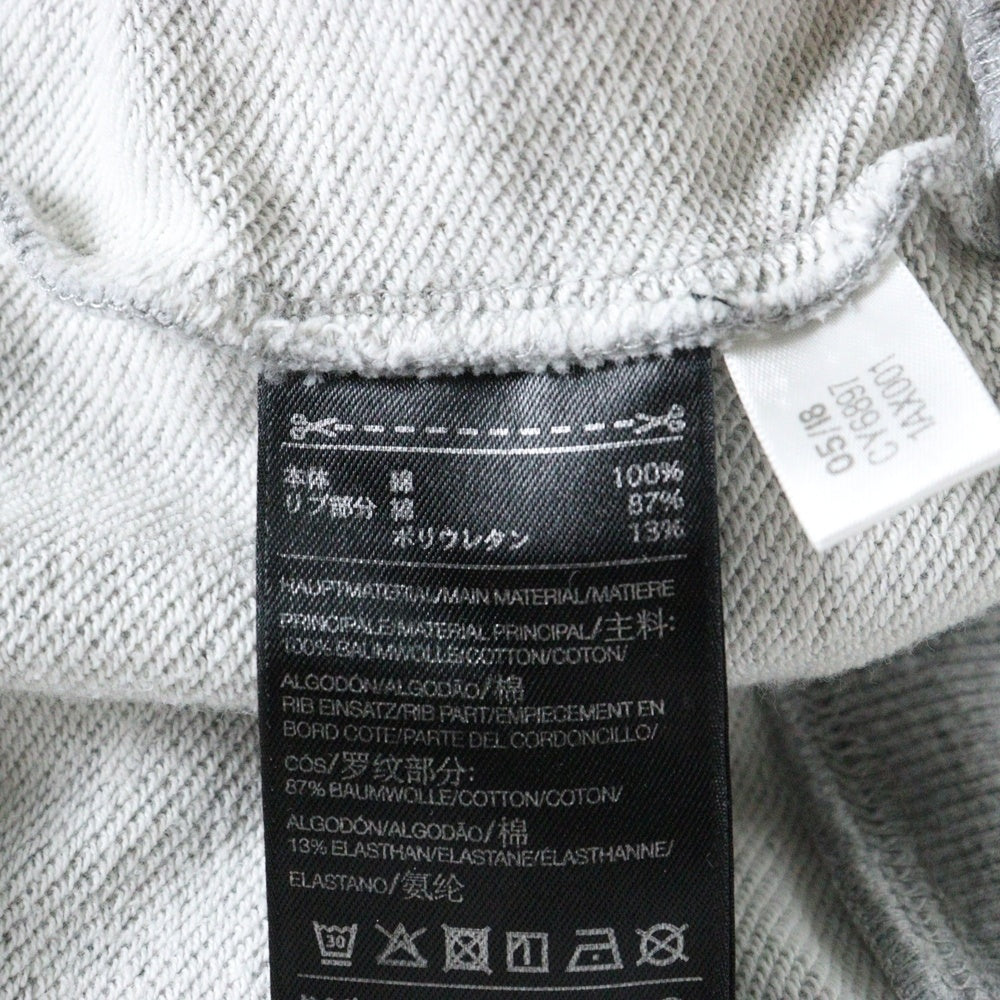 Y-3(ワイスリー) フロントプリント プルオーバースウェットパーカー グレー CY6897 1AX001