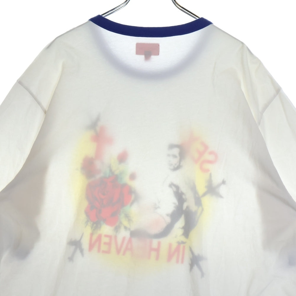 SUPREME(シュプリーム) 23SS Sex In Heaven Ringer Tee セックス イン ヘヴン リンガー 半袖Tシャツ カットソー ホワイト