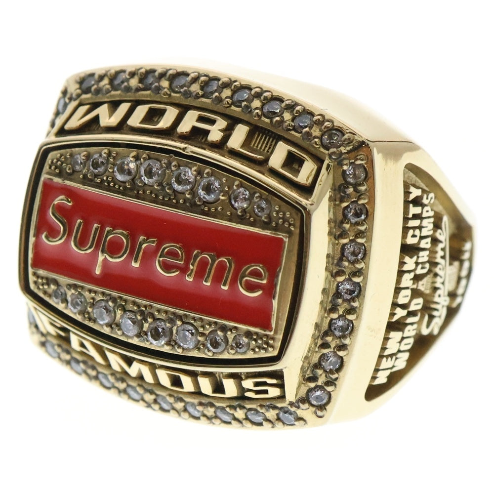 SUPREME(シュプリーム) 21SS × Jostens Champion Ring ジャスティンズ ワールドフェイマスチャンピオンリング 指輪 ゴールド