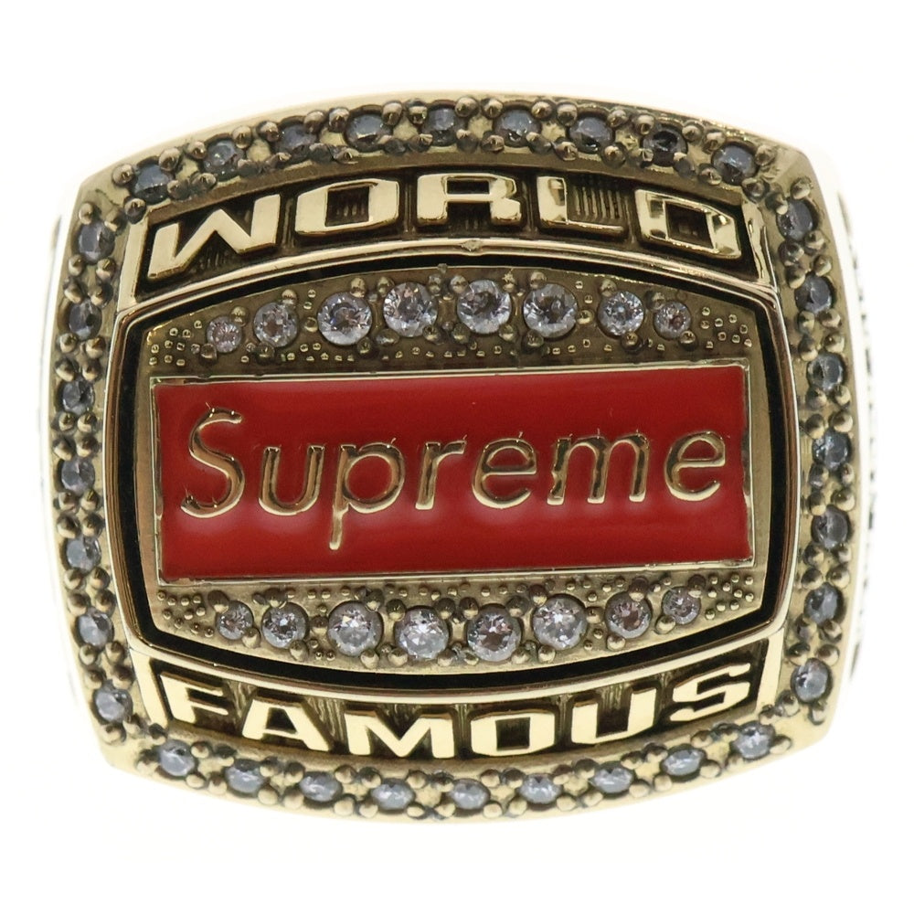 SUPREME(シュプリーム) 21SS × Jostens Champion Ring ジャスティンズ ワールドフェイマスチャンピオンリング 指輪 ゴールド